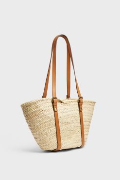 Gerard Darel Sac En Palme Et Cuir Naturel - Colette | Raphia & Crochet