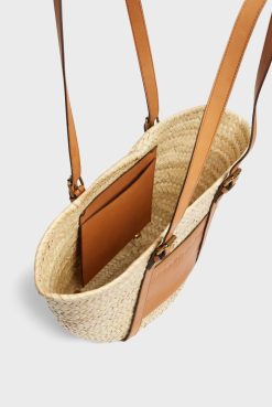 Gerard Darel Sac En Palme Et Cuir Naturel - Colette | Raphia & Crochet