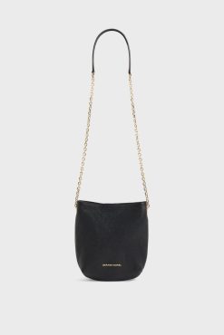 Gerard Darel Sac Travers En Cuir Noir - Le Mini Charlotte | Sacs A Bandouliere