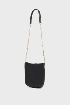 Gerard Darel Sac Travers En Cuir Noir - Le Mini Charlotte | Sacs A Bandouliere