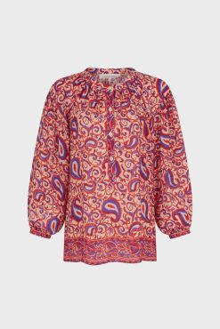 Gerard Darel Blouse Fluide Imprimee Nude - Adena | Chemises & Blouses