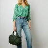 Gerard Darel Blouse Fluide Imprimee Emeraude - Arlen | Chemises & Blouses