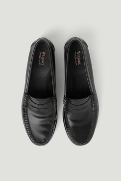 Gerard Darel Mocassins Weejuns En Cuir Noir - Giulia | Chaussures