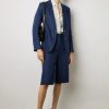 Gerard Darel Veste De Tailleur En Lin Encre - Bertha | Costumes & Ensembles