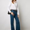 Gerard Darel Jean Flare Taille Haute Marine - Anna | Pantalons & Jeans