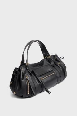 Gerard Darel Sac A Main En Cuir Avec Poches Zippees - St Germain | L'Iconique 24H