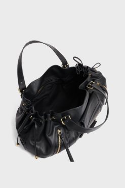 Gerard Darel Sac A Main En Cuir Avec Poches Zippees - St Germain | L'Iconique 24H