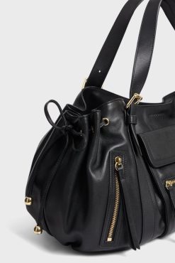 Gerard Darel Sac A Main En Cuir Avec Poches Zippees - St Germain | L'Iconique 24H