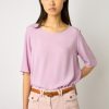 Gerard Darel Blouse Fluide Dos Boutonne Parme - Alyah | Chemises & Blouses