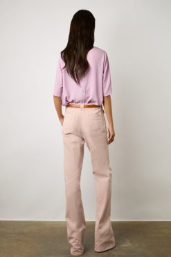 Gerard Darel Blouse Fluide Dos Boutonne Parme - Alyah | Chemises & Blouses