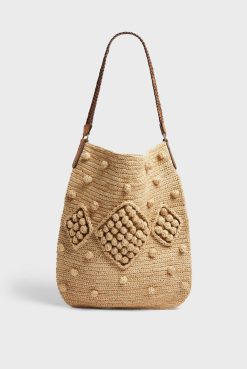 Gerard Darel Sac En Raphia Et Cuir Ficelle - Josie | Raphia & Crochet