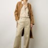 Gerard Darel Pantalon Tailleur En Lin Sable - Carmen | Costumes & Ensembles