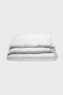 Gerard Darel Housse De Couette En Lin Lave - Blanc | Housses De Couette