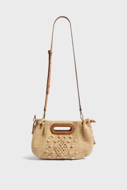 Gerard Darel Sac A Main En Raphia Ficelle - Mini Dany | Raphia & Crochet