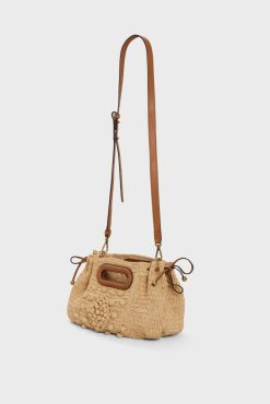 Gerard Darel Sac A Main En Raphia Ficelle - Mini Dany | Raphia & Crochet