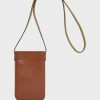 Gerard Darel Porte Telephone En Cuir Beige - Ladyphone | Petite Maroquinerie