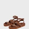 Gerard Darel Sandales En Cuir Et Clous Cognac - Arianne | Chaussures