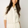 Gerard Darel Chemise A Monogramme Blanc - Clyde | Chemises & Blouses