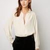 Gerard Darel Chemise Fluide Unie - Colombe | Chemises & Blouses