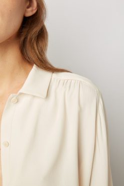 Gerard Darel Chemise Fluide Unie - Colombe | Chemises & Blouses