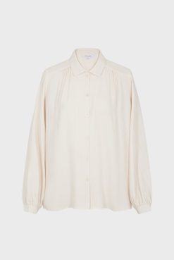 Gerard Darel Chemise Fluide Unie - Colombe | Chemises & Blouses