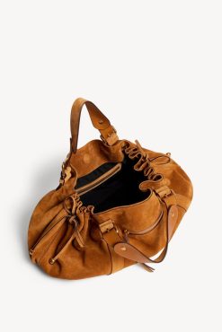 Gerard Darel Sac En Cuir Ble - 24H Zip | L'Iconique 24H