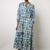 Gerard Darel Robe Midi Tie And Dye Encre - Ellya | Robes