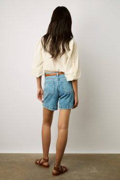 Gerard Darel Chemise Brodee En Coton Ecru Ecru - Narin | Chemises & Blouses