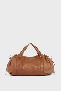 Gerard Darel Sac A Main En Cuir De Veau Cognac - 36H | L'Iconique 24H