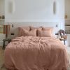 Gerard Darel Housse De Couette En Lin Lave - Rose Ancien | Housses De Couette