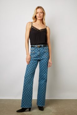 Gerard Darel Jean Flare A Monogramme - Anna | Pantalons & Jeans