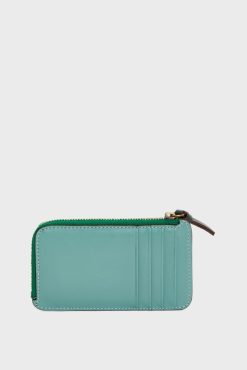 Gerard Darel Porte Carte En Cuir Vert - Cardholder | Petite Maroquinerie