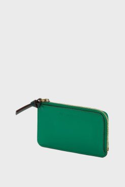 Gerard Darel Porte Carte En Cuir Vert - Cardholder | Petite Maroquinerie