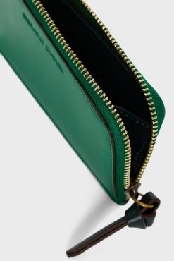 Gerard Darel Porte Carte En Cuir Vert - Cardholder | Petite Maroquinerie