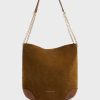 Gerard Darel Sac Hobo En Cuir Velours - Le Charlotte | Sacs A Bandouliere