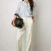 Gerard Darel Pantalon Carotte En Coton Ecru - Cecilia | Costumes & Ensembles