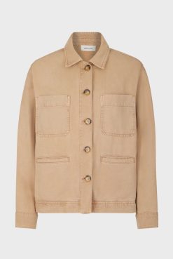 Gerard Darel Surchemise Esprit Denim Sable - Brianna | Vestes