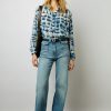 Gerard Darel Blouse Tie And Dye Encre - Ambre | Chemises & Blouses