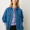 Gerard Darel Surchemise En Denim Jeans - Armeille | Chemises & Blouses