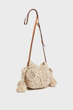 Gerard Darel Sac Travers En Tricot - Mini 24 | Raphia & Crochet