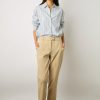 Gerard Darel Pantalon 7/8 En Coton Uni Sable - Cora | Pantalons & Jeans