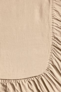 Gerard Darel Drap Housse En Lin Lave - Brun Clair | Draps Housse