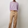 Gerard Darel Jean Large Lin Et Coton Sable - Carance | Pantalons & Jeans