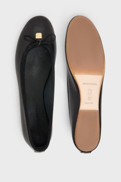 Gerard Darel Ballerines En Cuir Noir - Mia | Chaussures