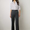 Gerard Darel Pantalon De Tailleur A Rayures Marine - Dali | Costumes & Ensembles