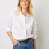 Gerard Darel Chemise En Popeline De Coton Blanc - Clyde | Chemises & Blouses