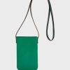 Gerard Darel Porte Telephone En Cuir Vert - Ladyphone | Petite Maroquinerie