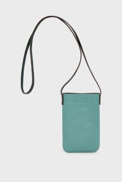 Gerard Darel Porte Telephone En Cuir Vert - Ladyphone | Petite Maroquinerie