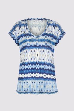 Gerard Darel T-Shirt Col Rond Tie And Dye Ecru - Marcele | Tops & Sweats