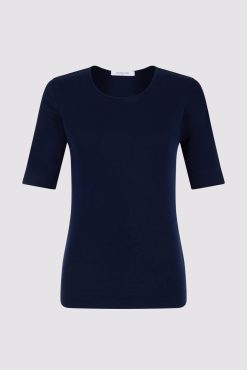 Gerard Darel Tshirt A Fines Cotes Marine - Maggie | Tops & Sweats